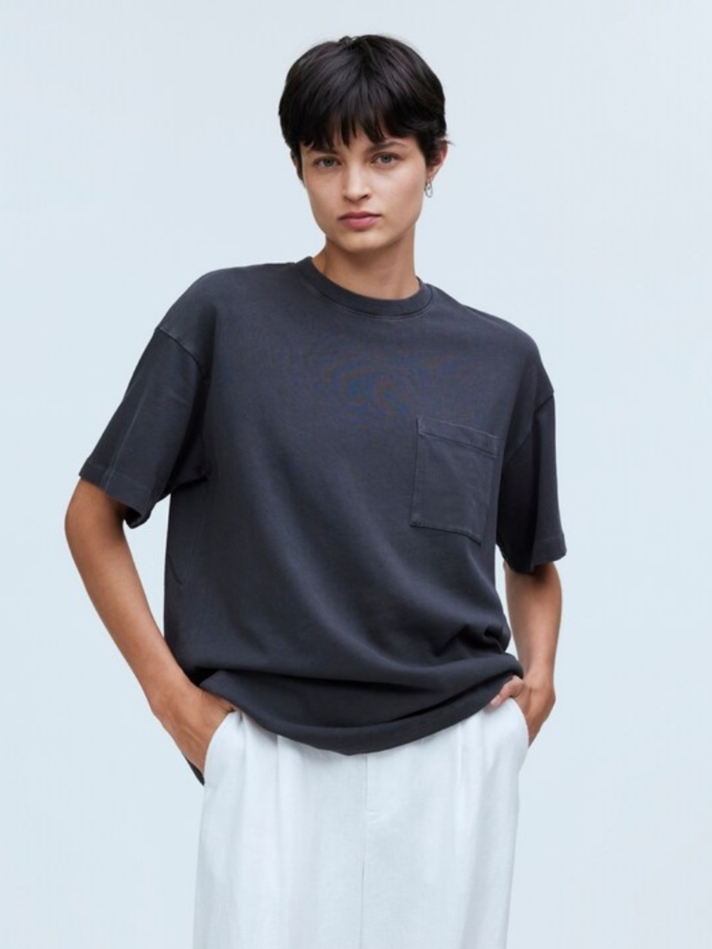 Madewell Garment-Dyed Oversized Pocket T-Shirt
